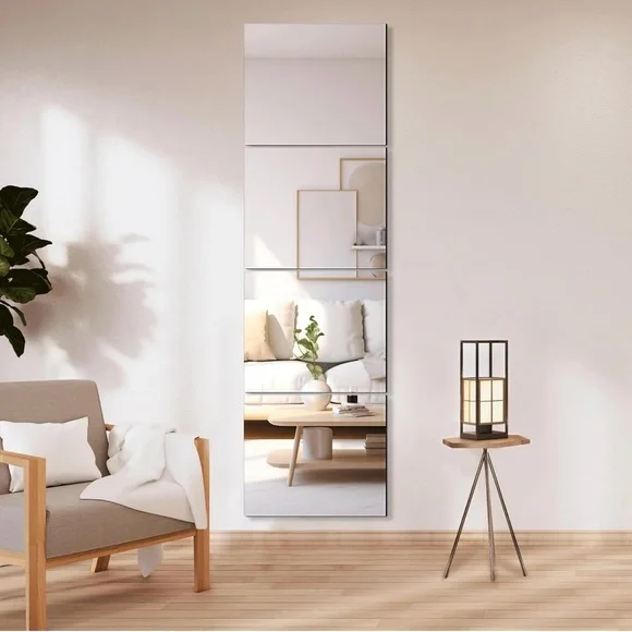 Delman Elegant Silver Wall Mirror - Picture 1 of 2